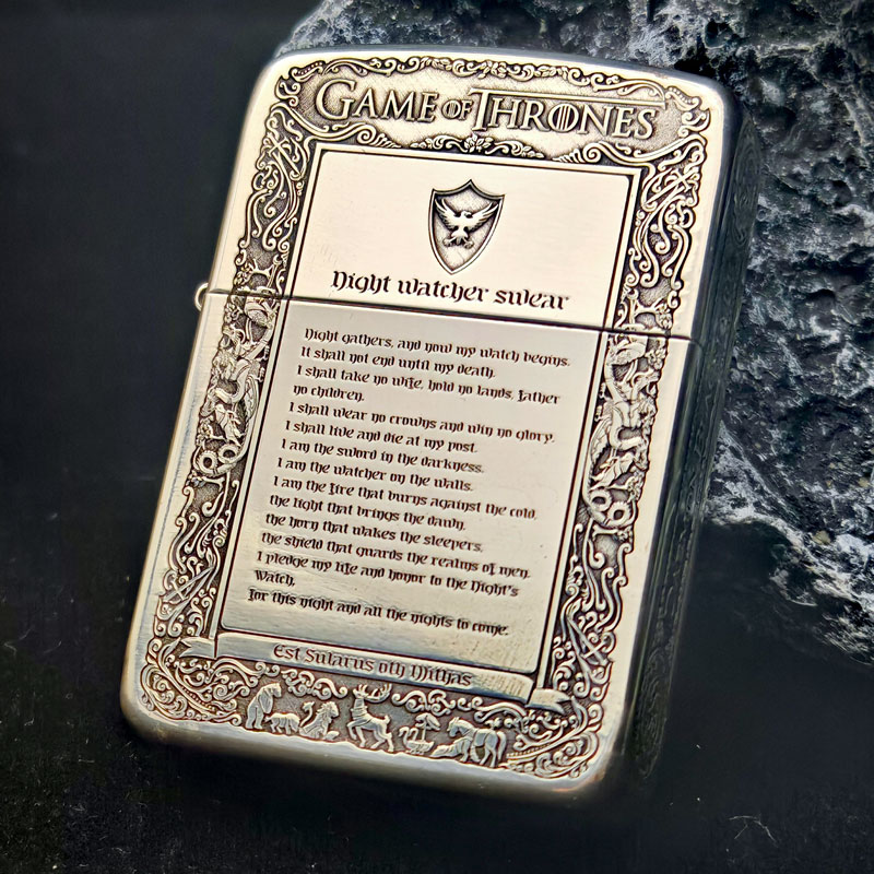 Zippo打火机正品1941包银冰与火之歌W版 权力的游戏煤油防风DYJ1