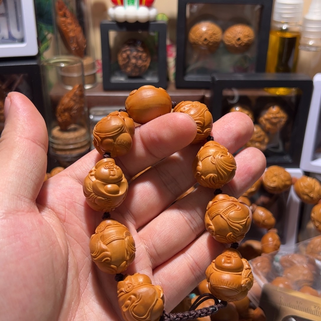西***房手串/手链橄榄核手工财神
