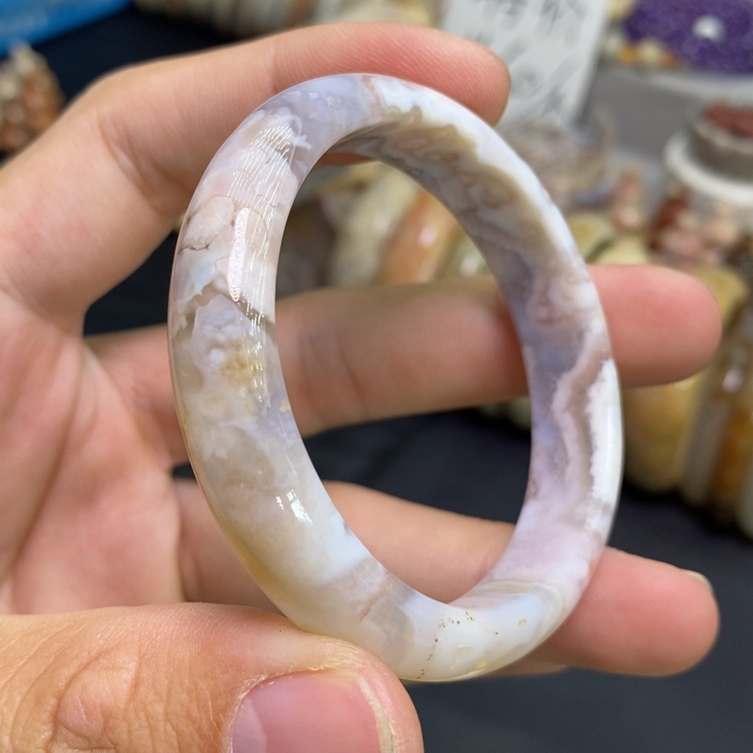 玛瑙/玉髓未镶嵌手镯