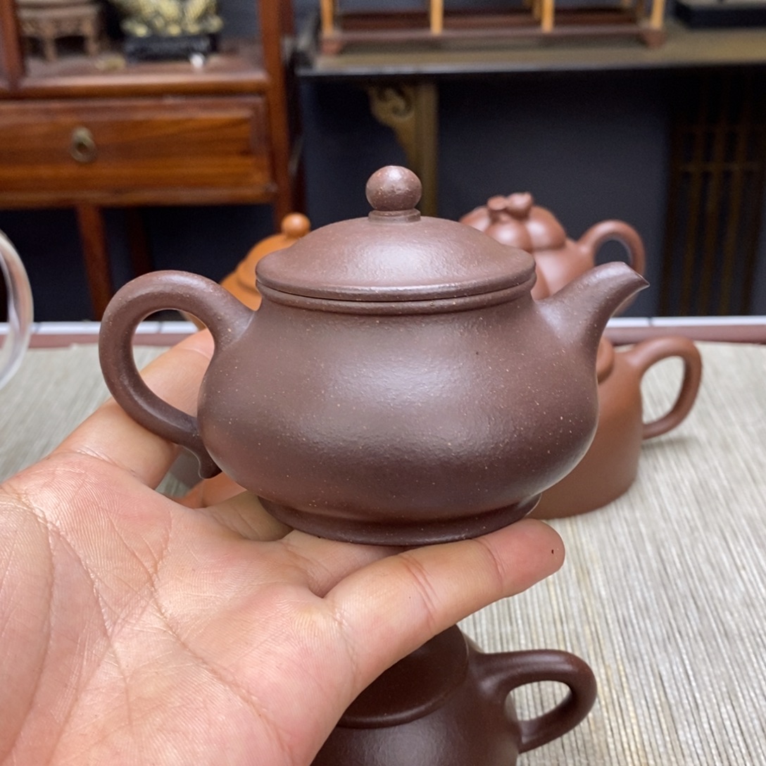野***鹤茶壶紫泥容量180毫升