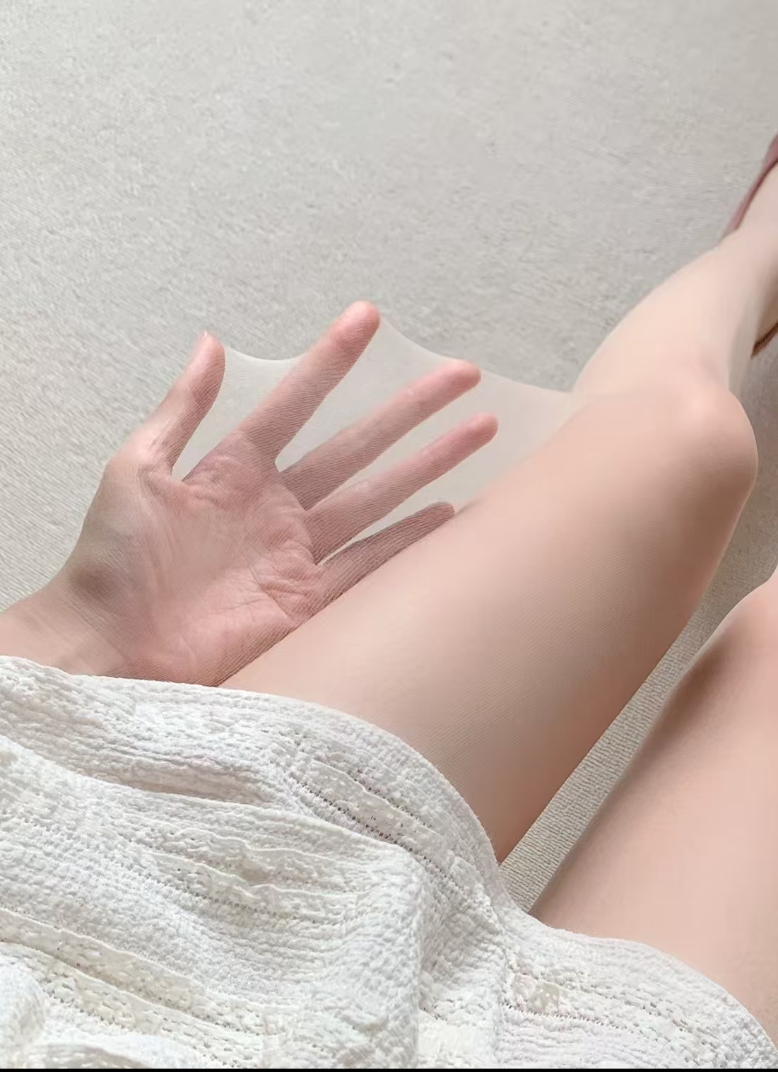 薄款防勾丝纯色连裤袜