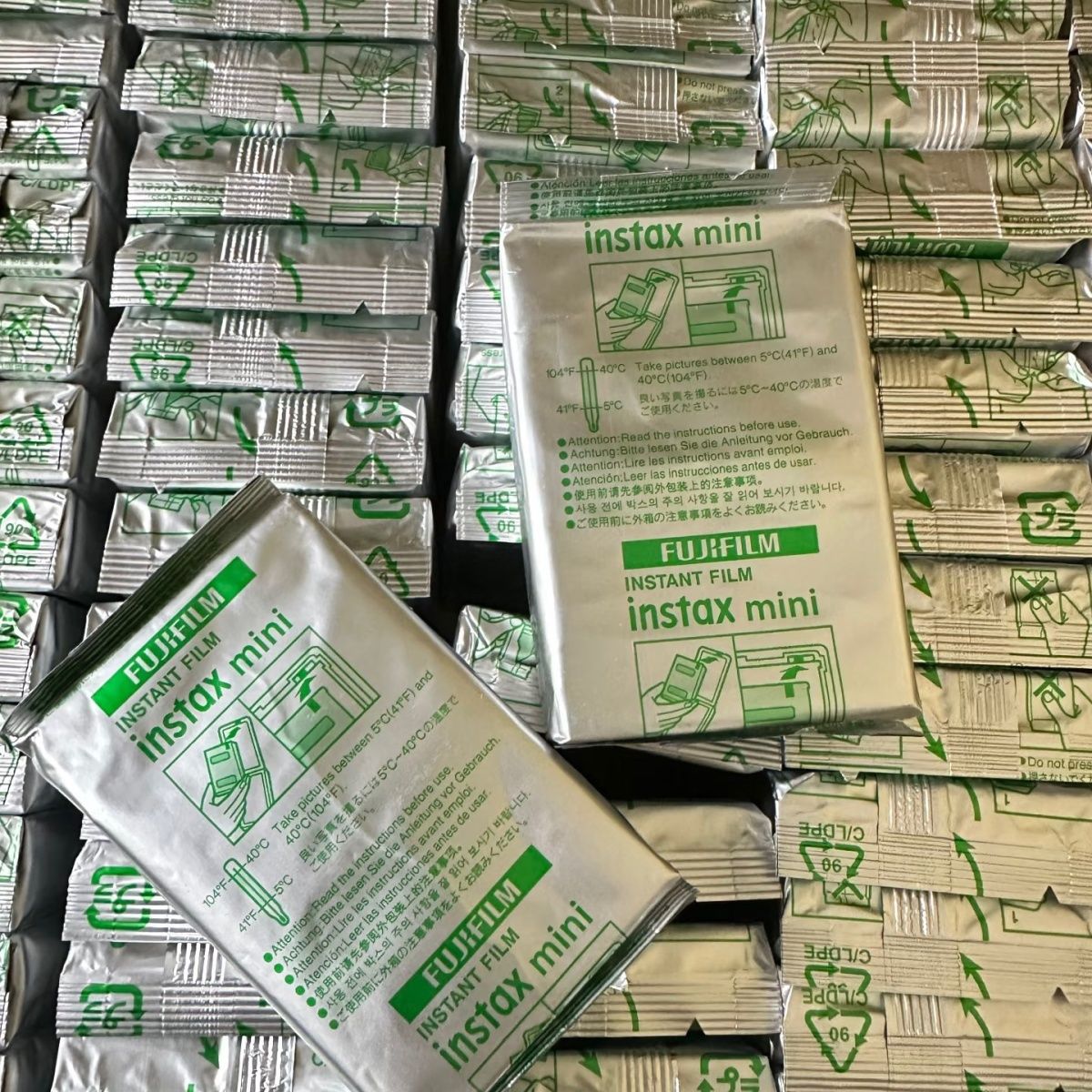 拍立得三寸白边相纸mini系列通用锡纸包装学生相机专用