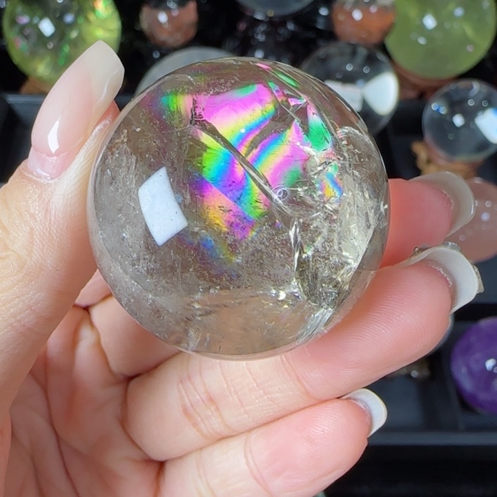 水晶天然水晶球N23未镶嵌天然3.7公分