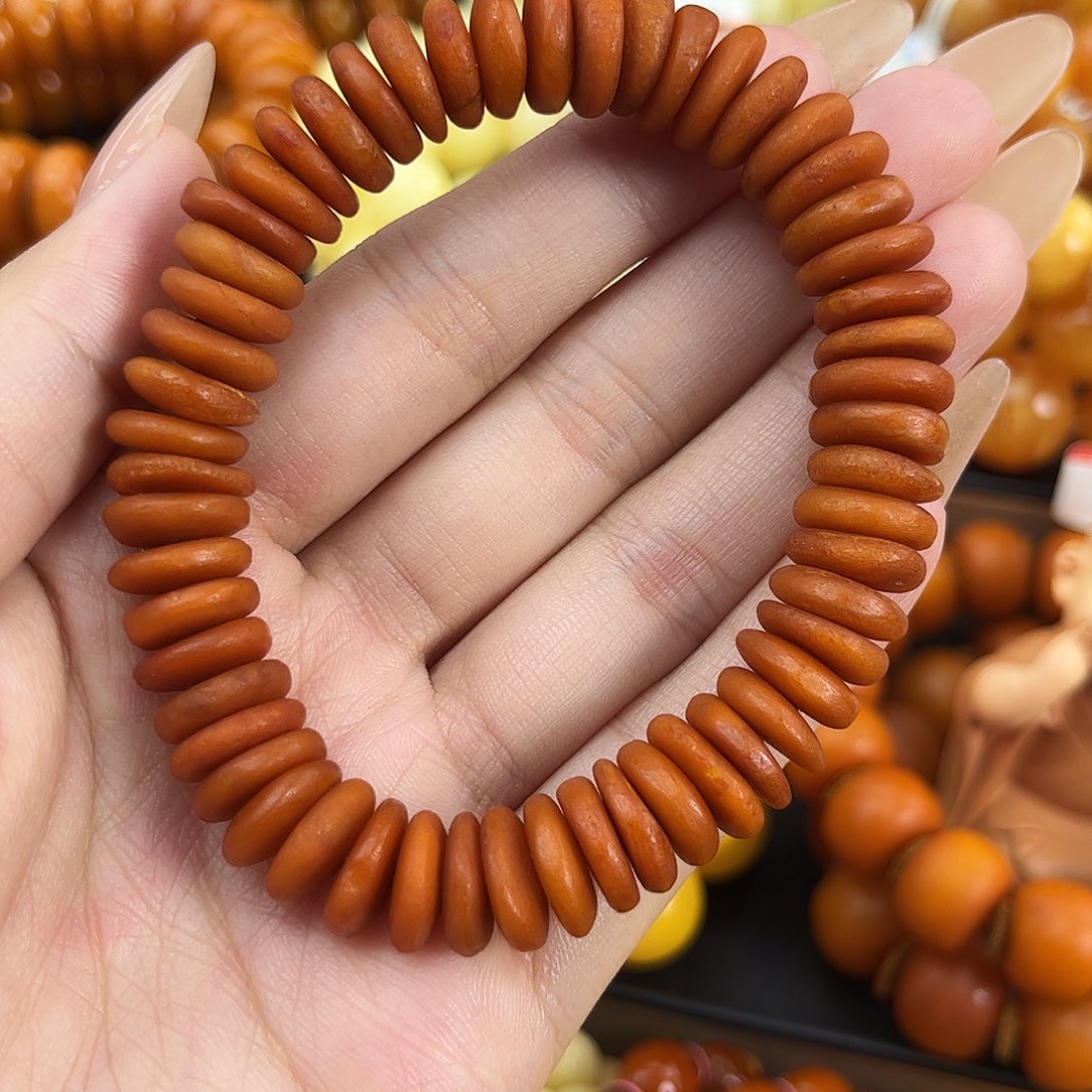 未镶嵌琥珀手链蜜蜡