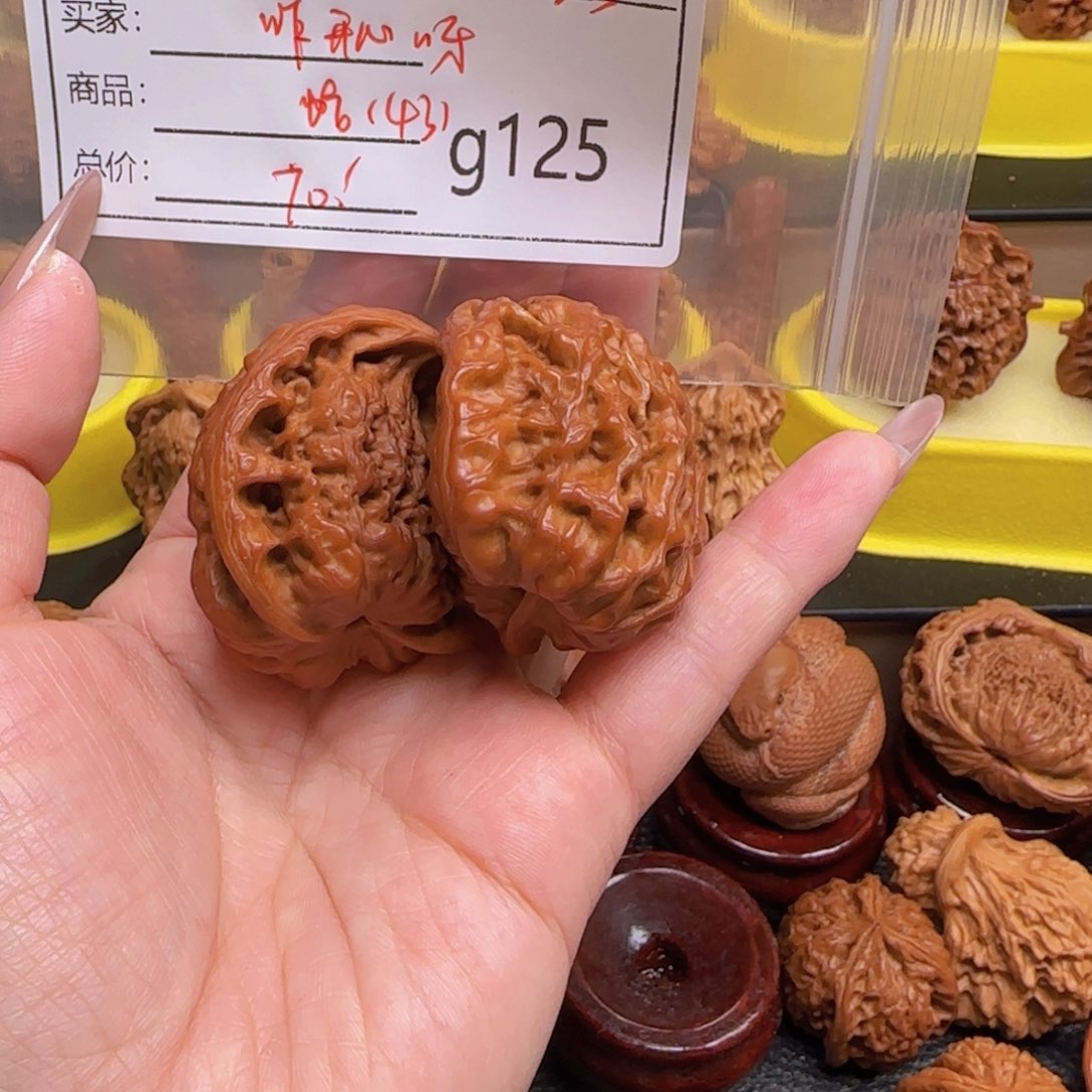 猴头核桃把件咋***.文玩