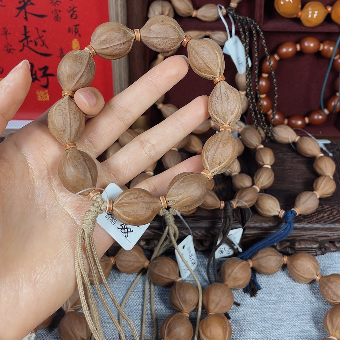 生***手串橄榄核梅林铁核18.25