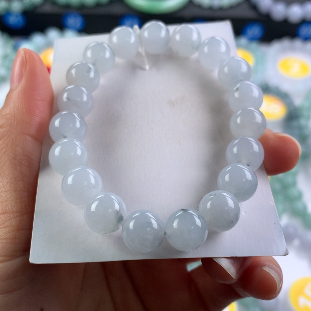 晓***妮翡翠未镶嵌手链卡10.3