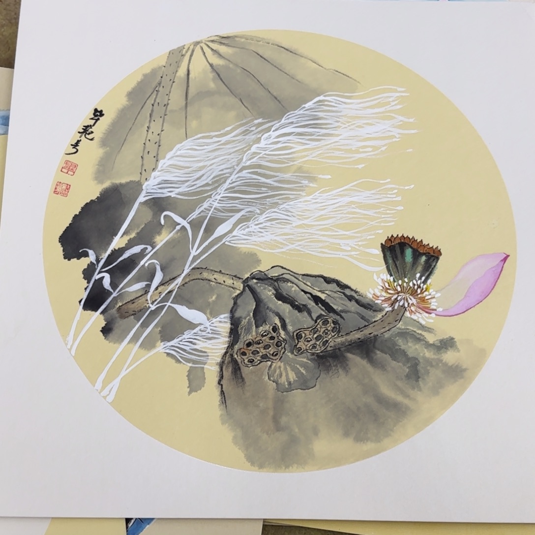 国画33-33卡纸作品艺