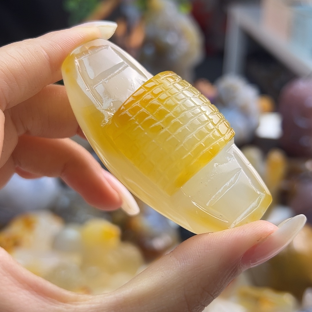 玛瑙/玉髓未镶嵌吊坠(不含链)