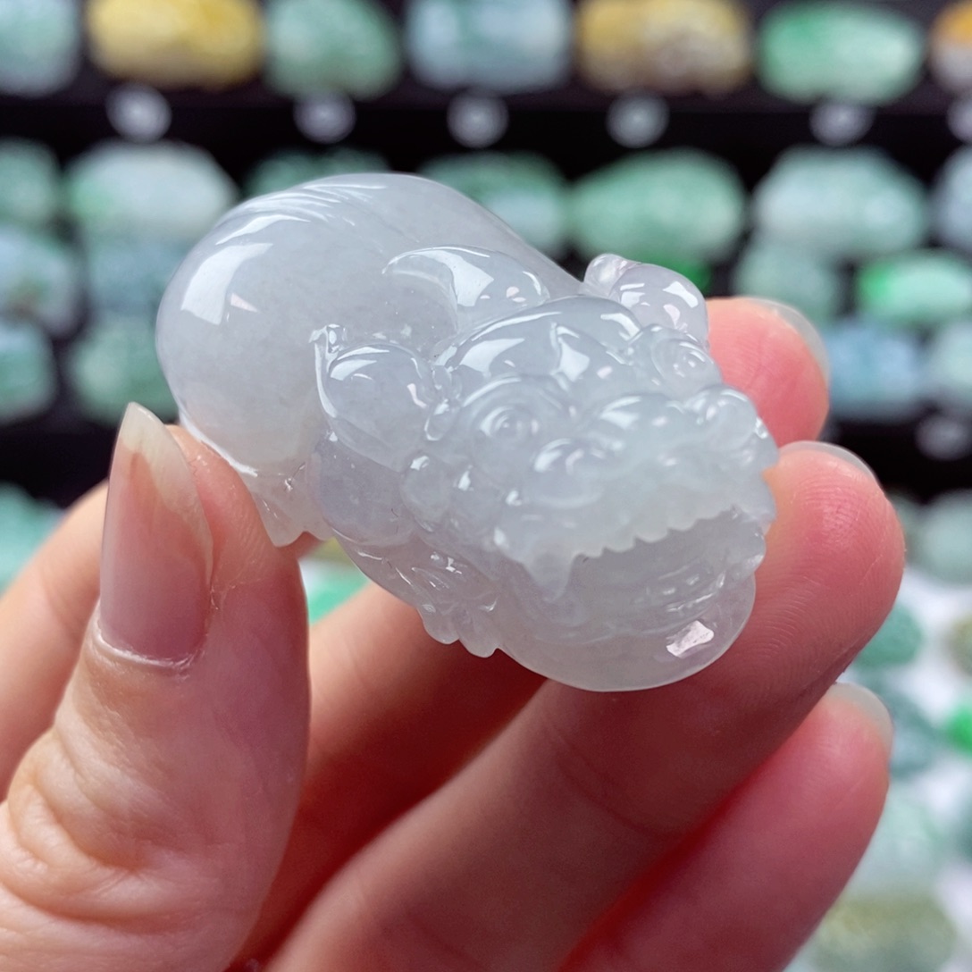 翡翠颈饰未镶嵌天然