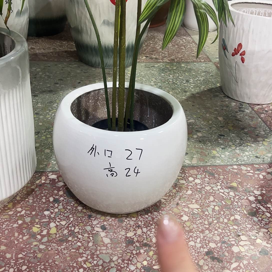 陶瓷陶瓷大花盆 