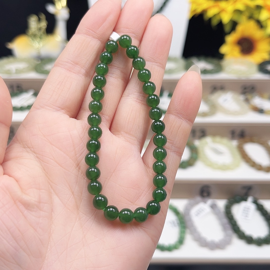 甜***味和田玉未镶嵌手链