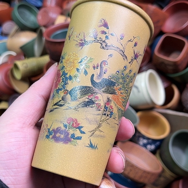 紫砂茶杯全手工紫砂主人杯