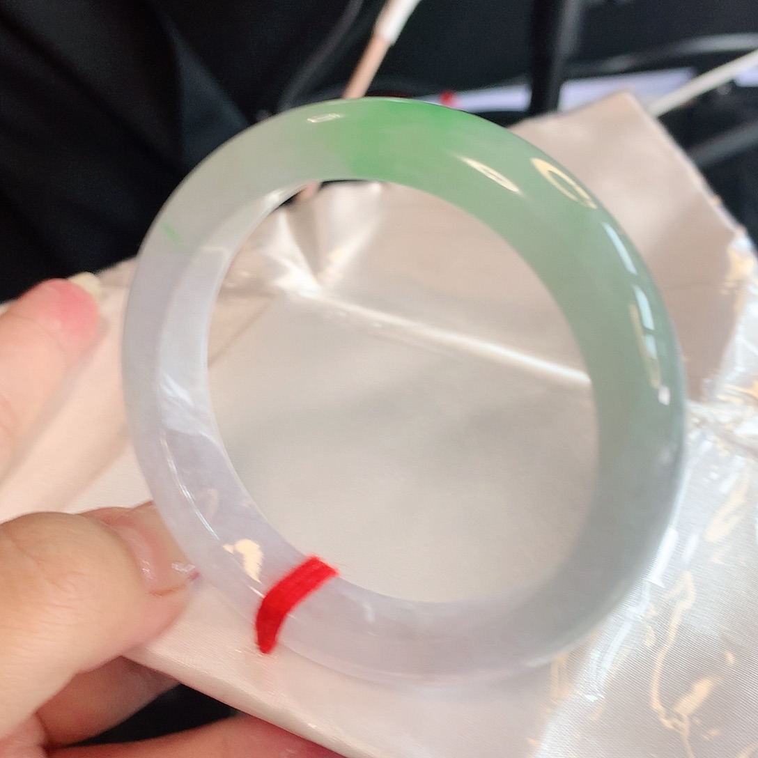 翡翠手镯未镶嵌2237正圈53.7