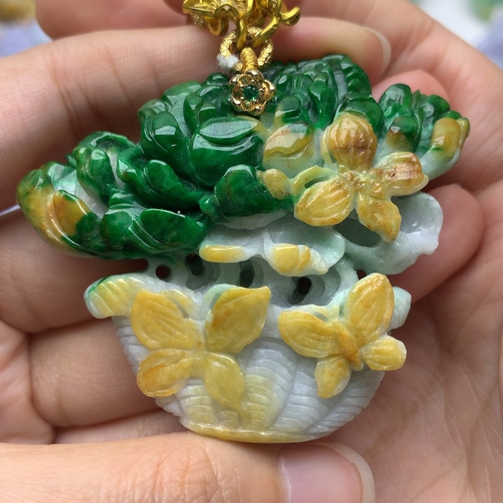 颈饰未镶嵌翡翠翡翠