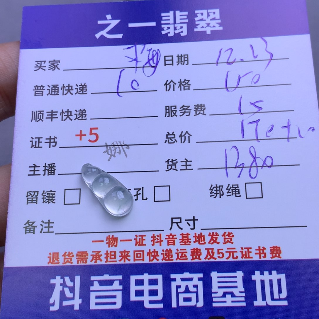 颈饰未镶嵌翡翠梅****?