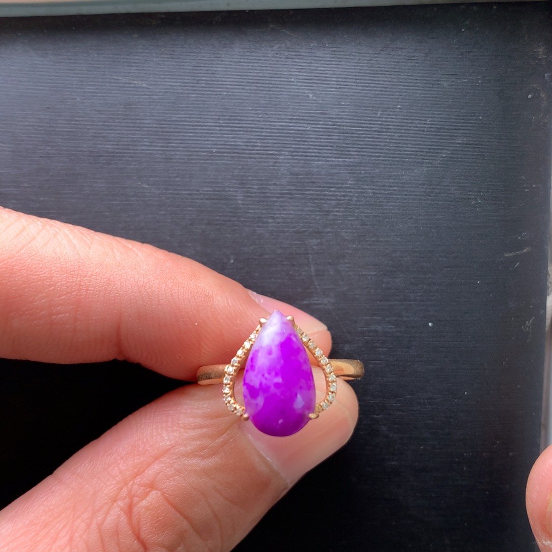 苏纪石（舒俱来）18K金镶嵌戒指