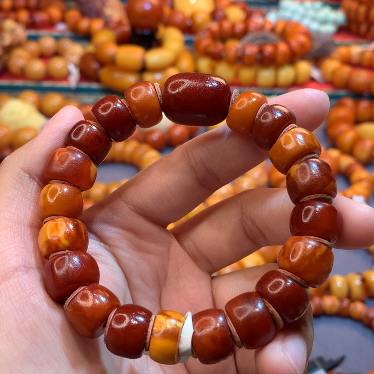 【闪购商品】蜜蜡手串未镶嵌蜜蜡手串