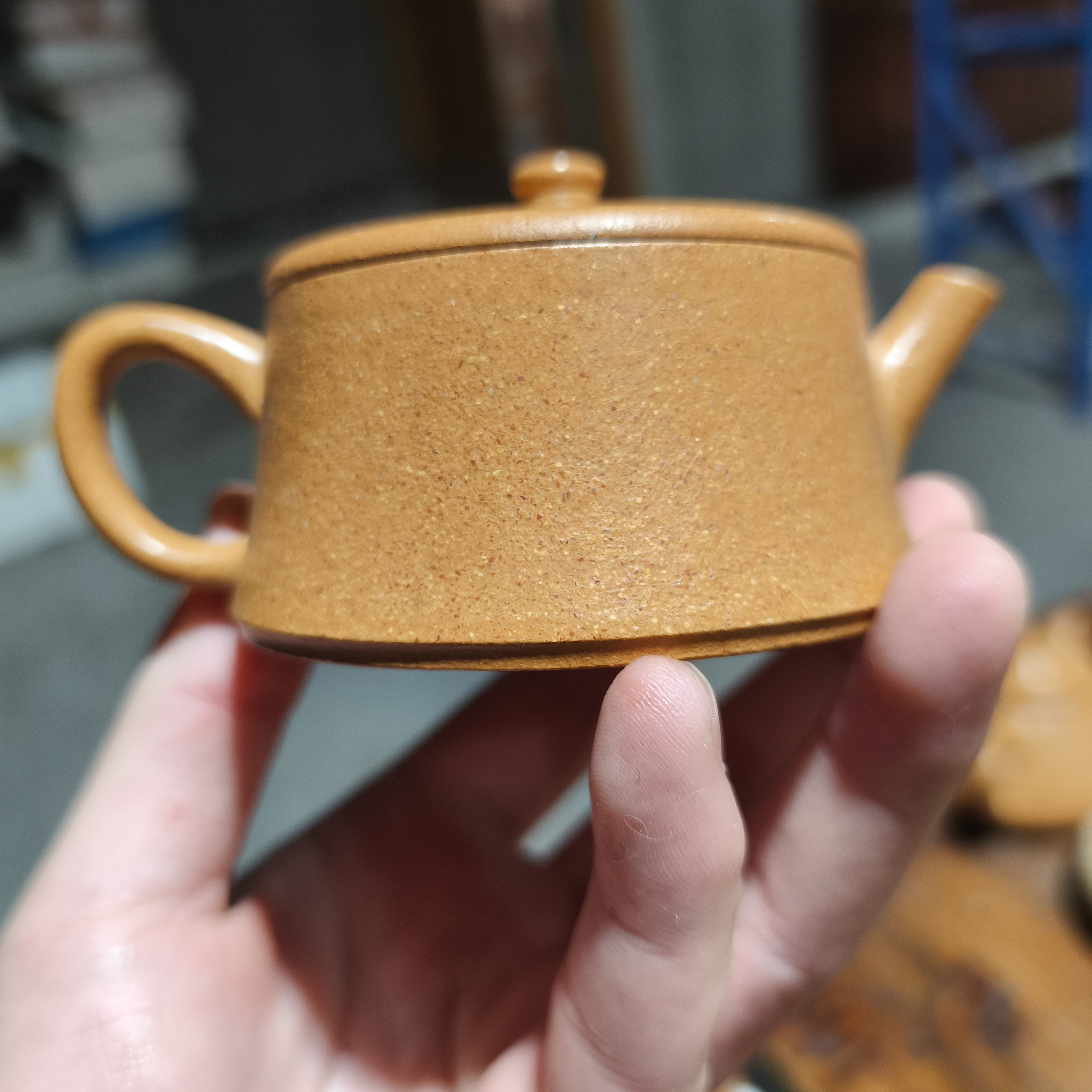 原矿宝山老档口黄金段段泥手工云柱紫砂壶功夫泡茶壶茶具