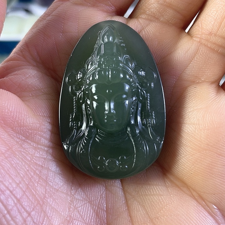 和田玉吊坠(不含链)未镶嵌