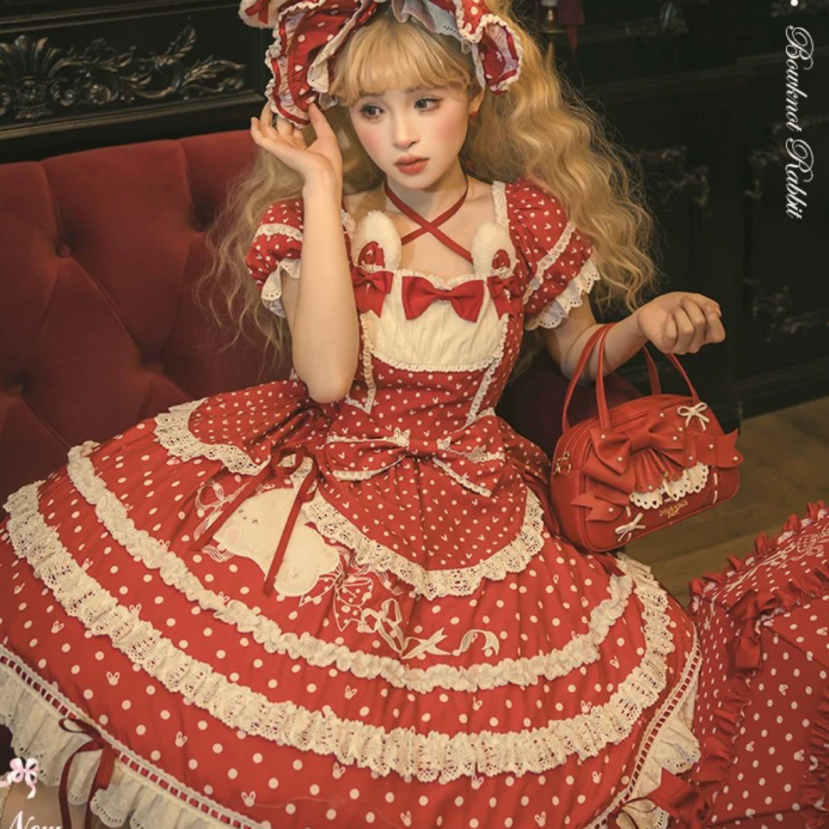 实体店现货秒发-花与珍珠匣蝴蝶结小兔正版授权