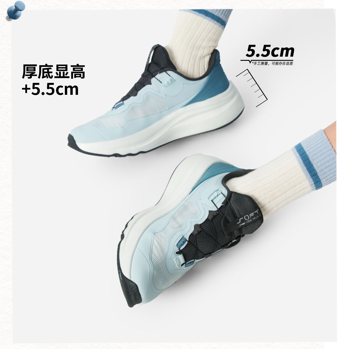 李宁官方新品SOFT GO MAX2休闲鞋通勤时尚百搭休闲运动鞋AGLV001