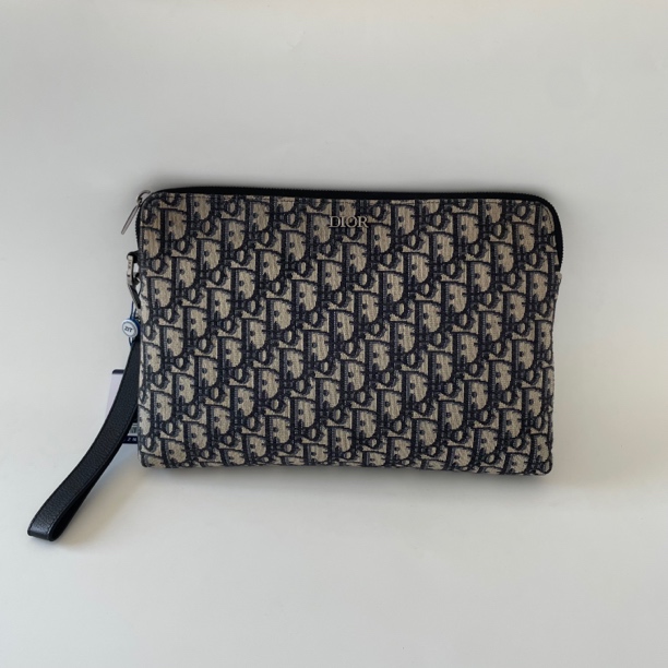 99新 DIOR/迪奥 迪奥老花手拿包140-30/20/4