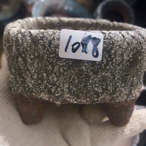 红陶粗陶花盆手工