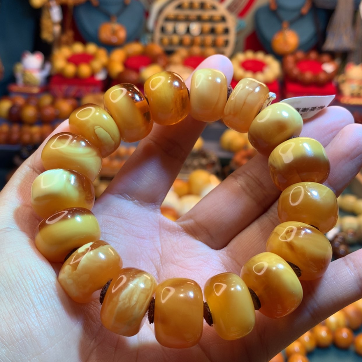 【闪购商品】蜜蜡手串未镶嵌蜜蜡手串