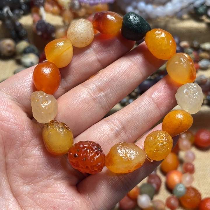 玛瑙/玉髓合金手链