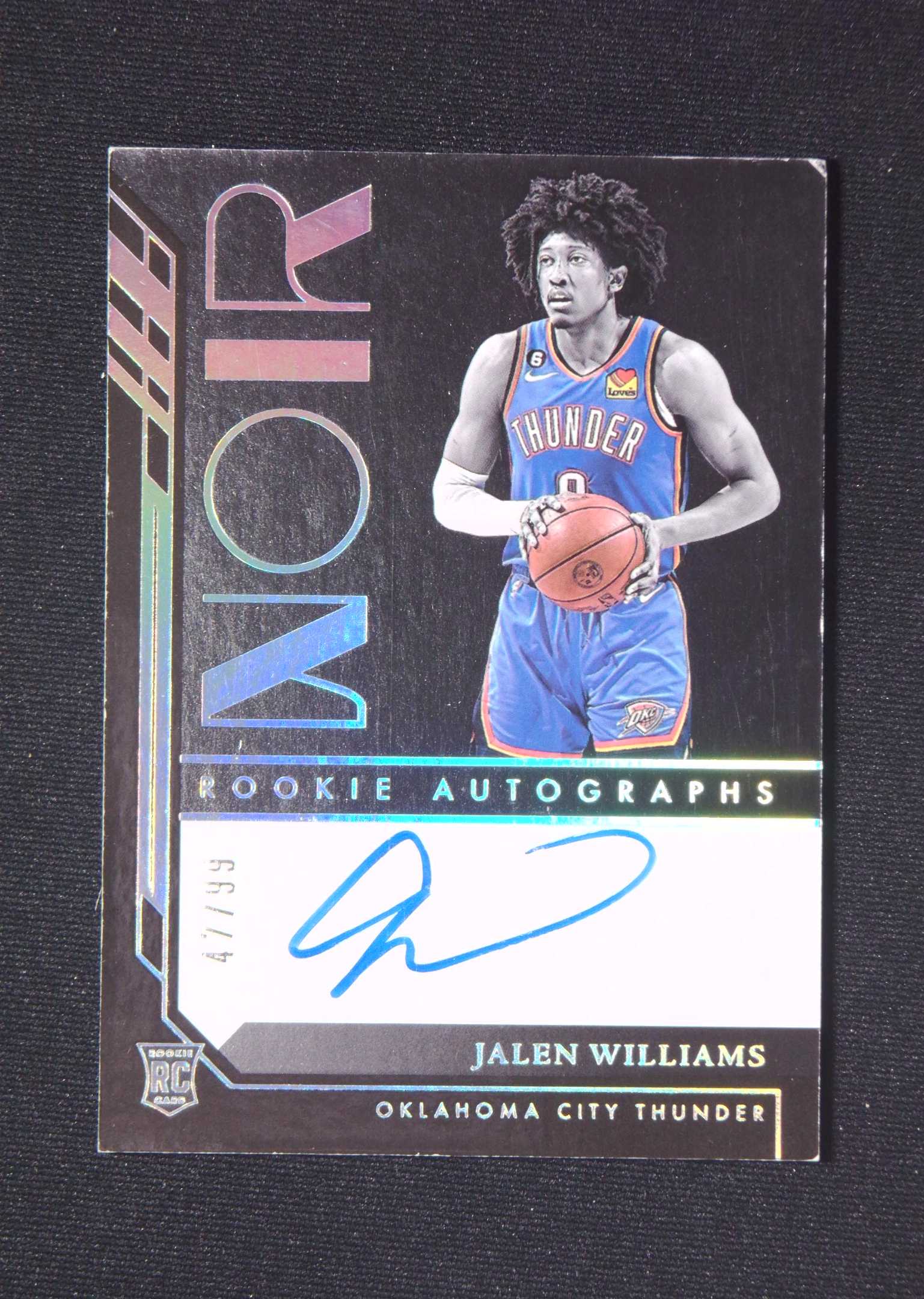 【直播开价】杰伦 威廉姆斯 99编 帕尼尼NBA国宝手提签名球星卡 