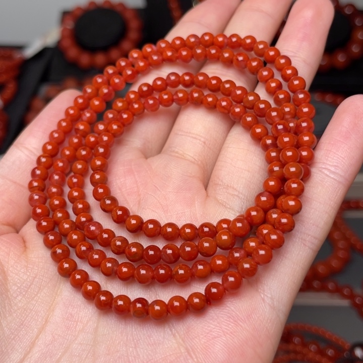 手链未镶嵌南红玛瑙