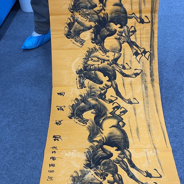 国画今天早上国画作品展示