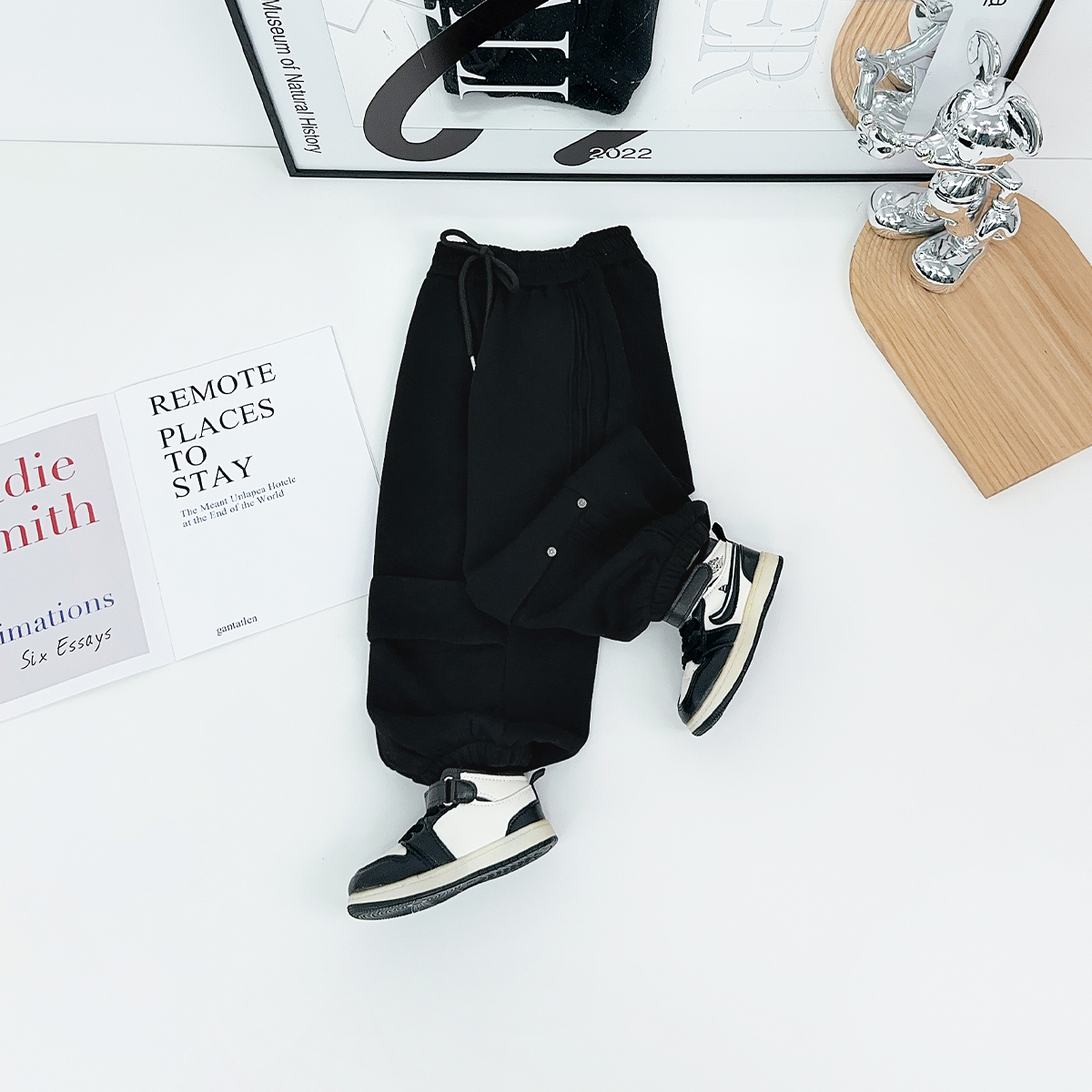 儿童加绒裤子男童运动裤2025新款秋冬装 BAO25079 悠悠童话童装