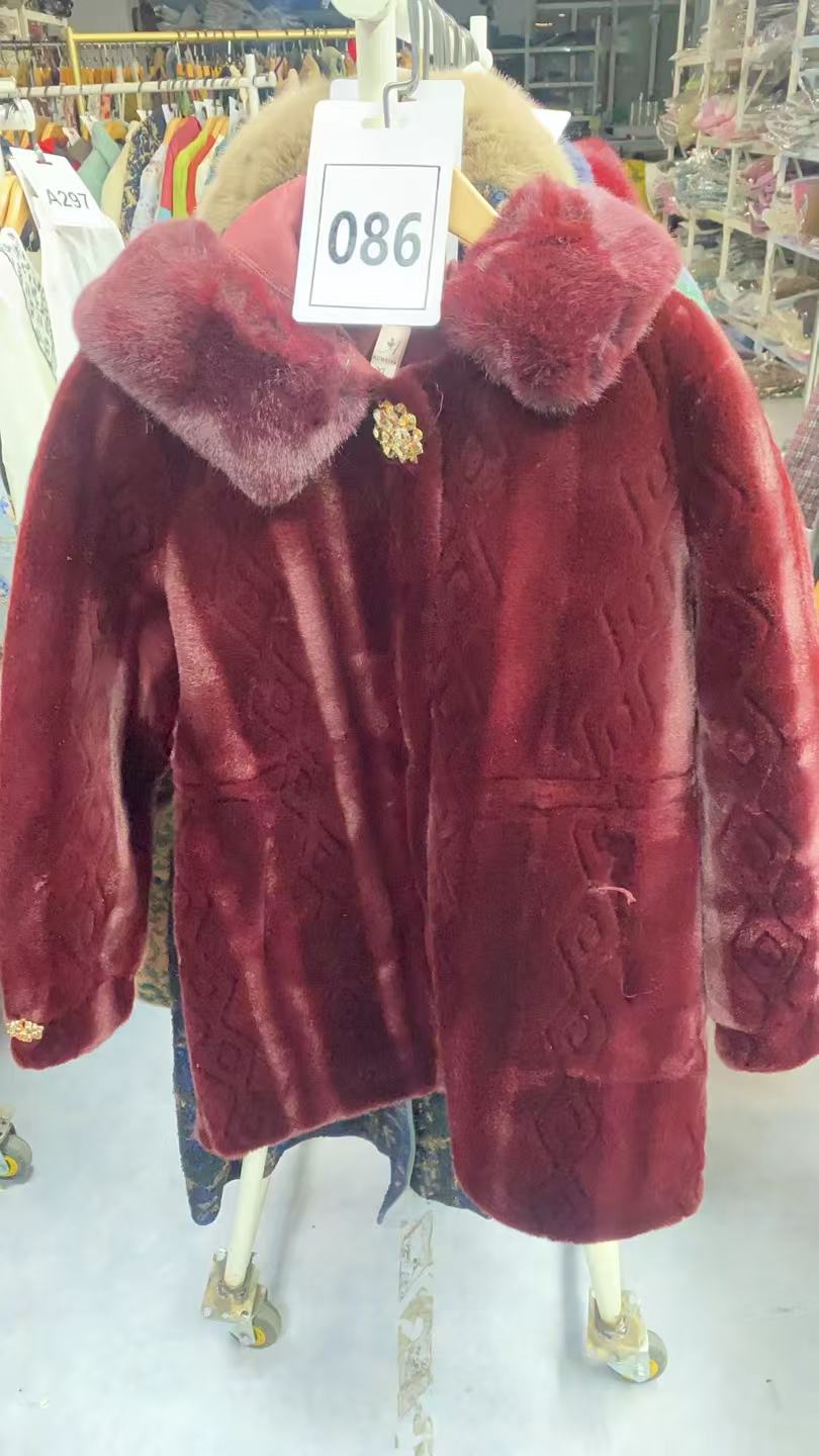 086-中长款冬季冬装时尚中老年女装洋气棉衣