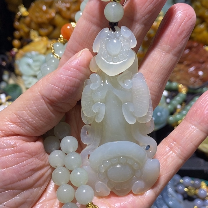 岫玉岫玉吊坠未镶嵌