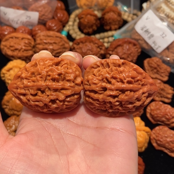 文玩核桃把件37招财鼠