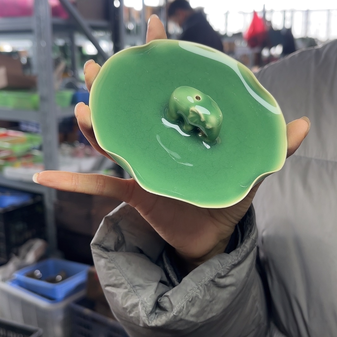 龙泉云间青瓷小米茶器