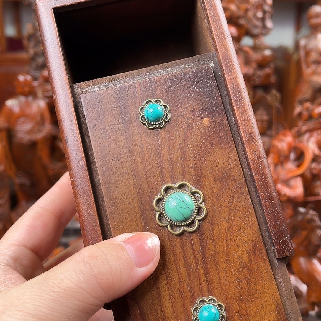 黄杨木花梨木机关盒子