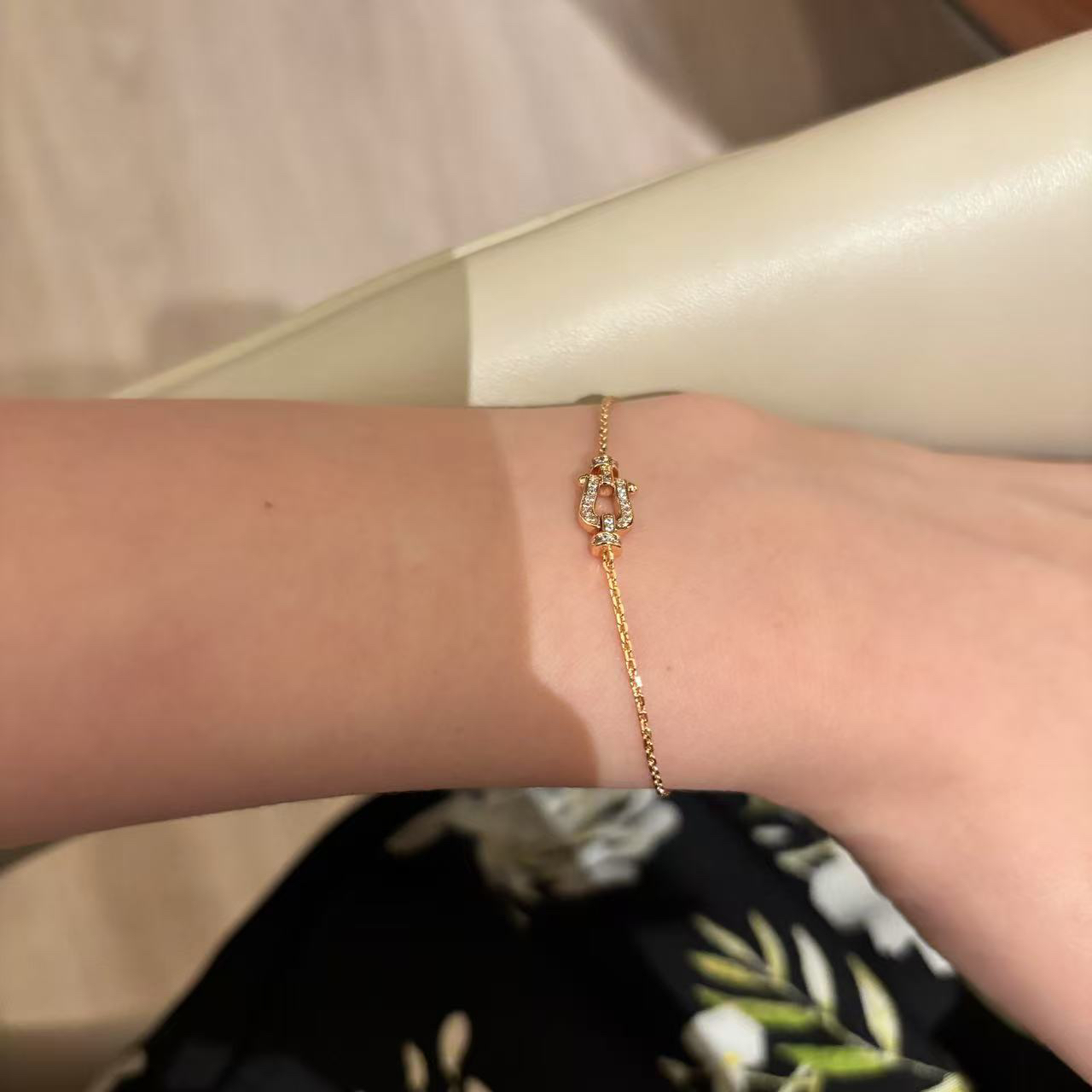 合金合成锆石手链 PP.经典满星mini马足手链