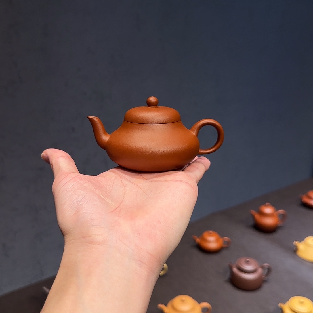 核***脑公道杯紫砂君德 朱泥 120cc