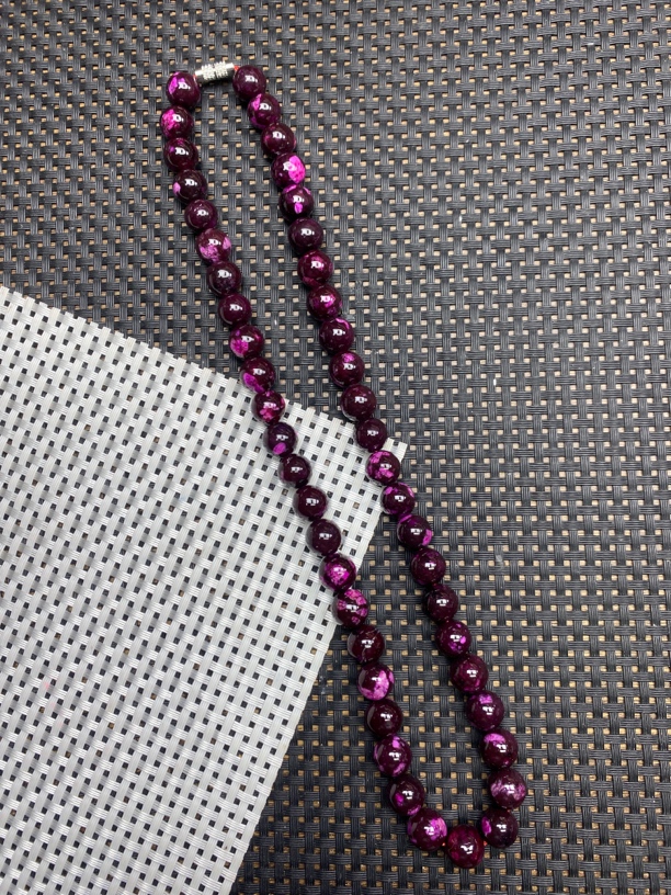 樱花粉卡10mm项链325