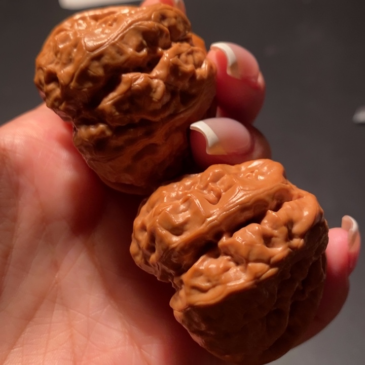 吊坠文玩核桃向*花