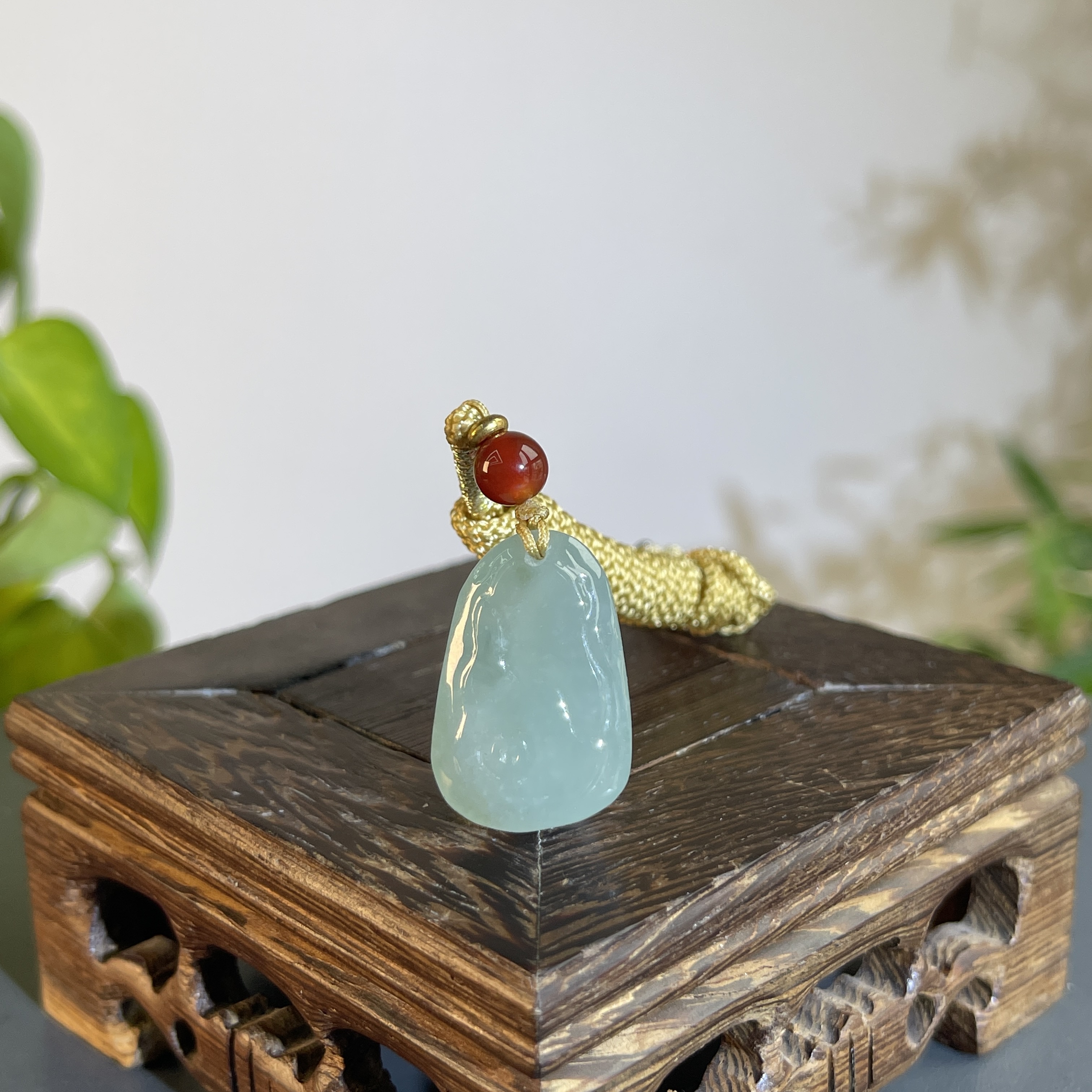 JCA15-016 精品天然翡翠A货原石吊坠