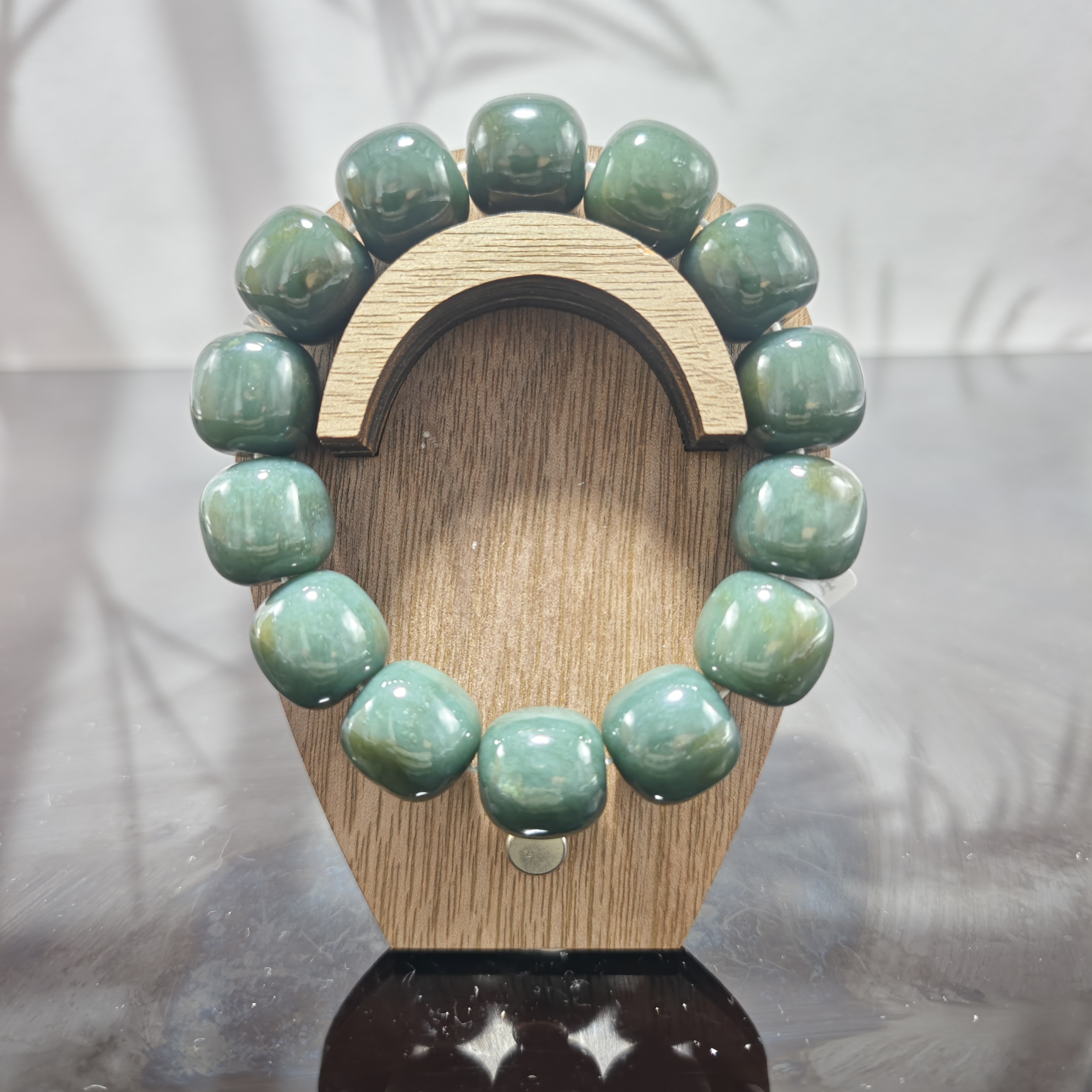 U和田玉桶珠手串（卡16）1051