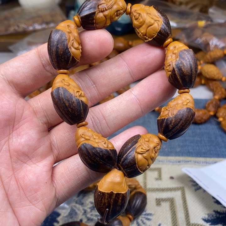 橄榄核手串/手链橄榄核雕工艺手串