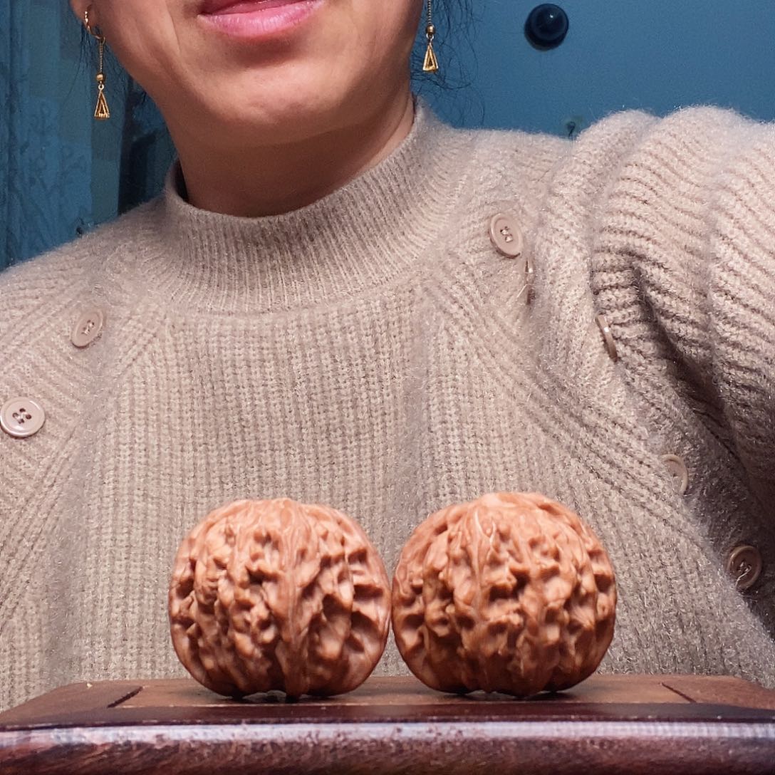 开***、吊坠文玩核桃磨盘