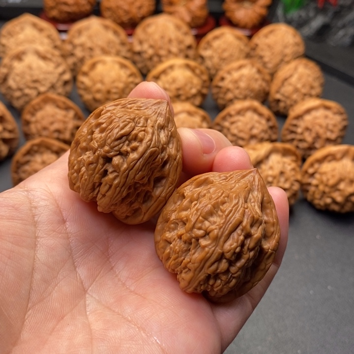 文玩核桃把件36尺金龟子野核