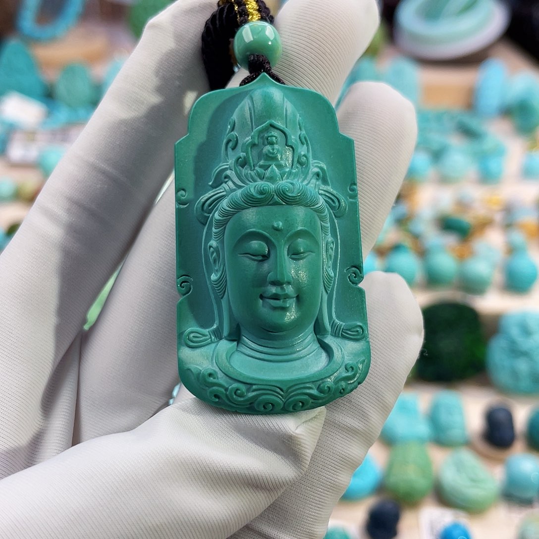 绿松石珠宝奇石未镶嵌