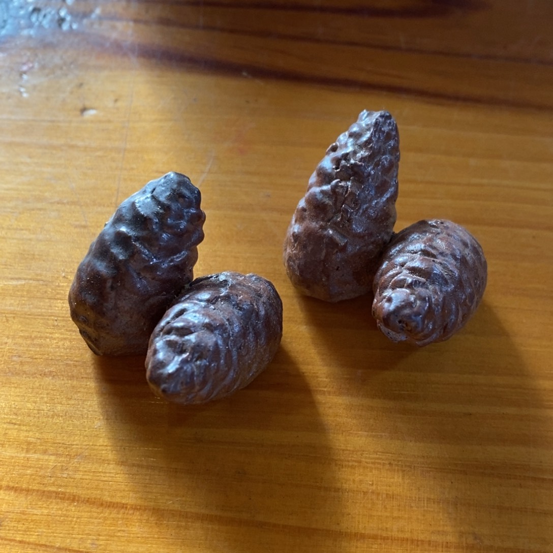 瓷片备前筷置一对儿